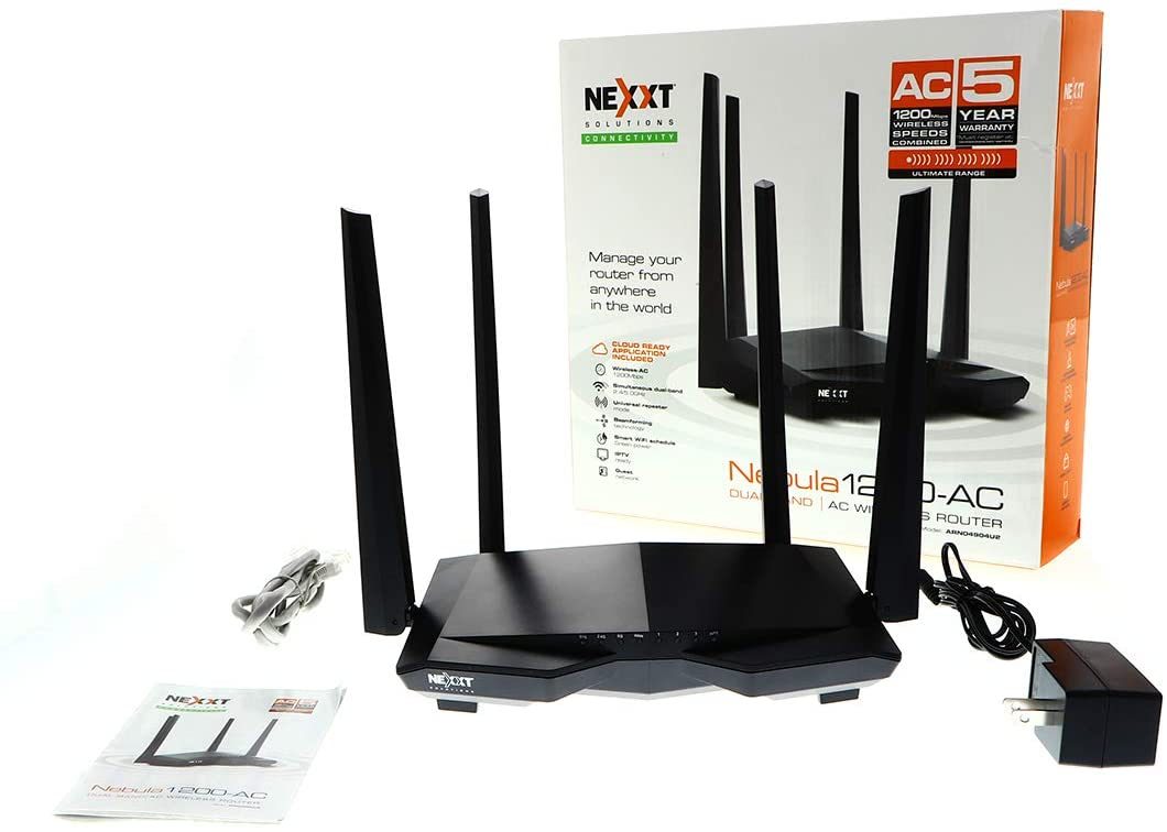 Extensor y Router Wifi Nexxt Nebula 1200 AC Doble Banda - Imagen 3