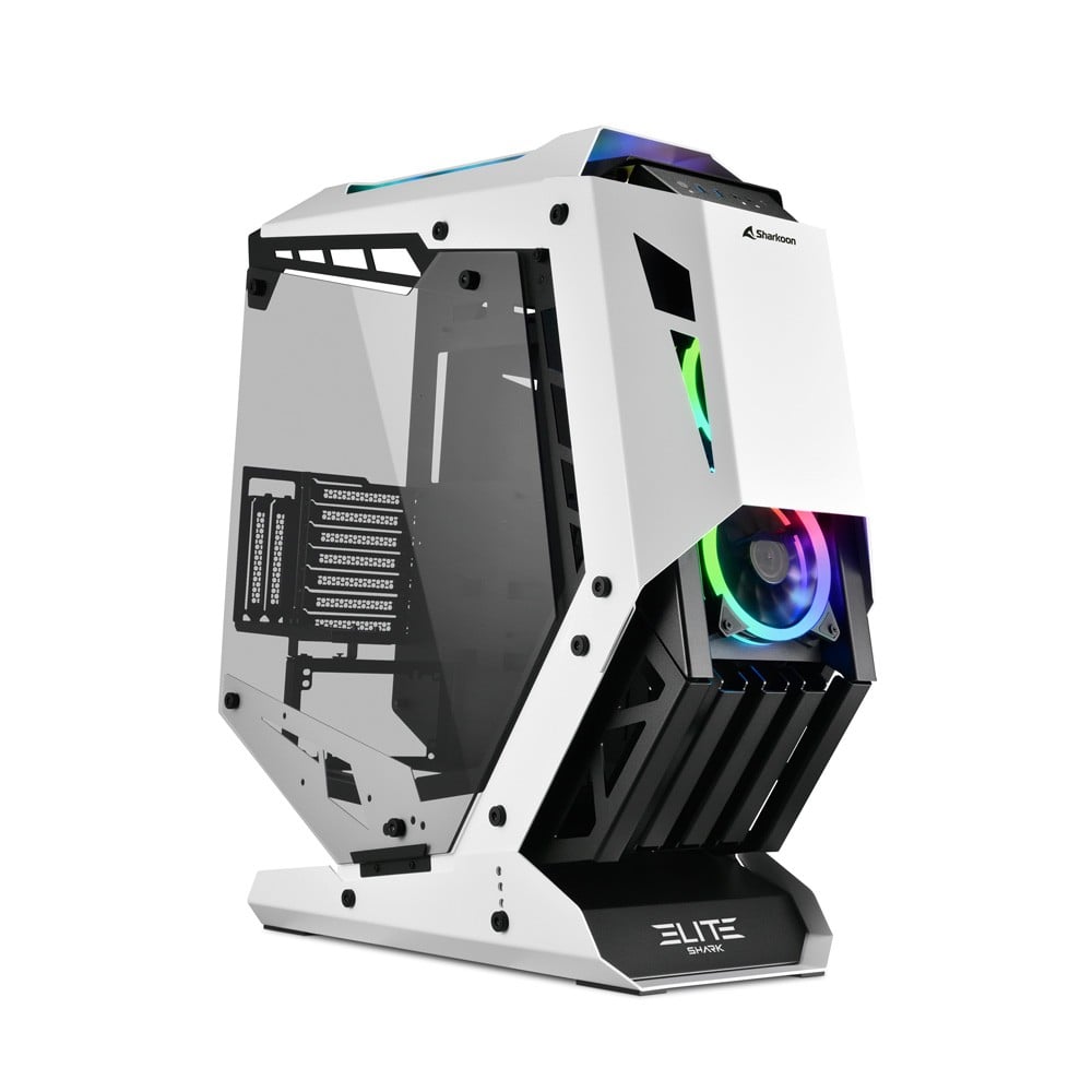 Case Gamer Sharkoon Elite CA700 5 fan ARGB Cristal y Corsair - Imagen 3