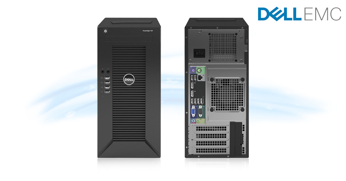 Servidor Dell PowerEdge T150 – Intel Xeon, 16Gb - 1 Tera