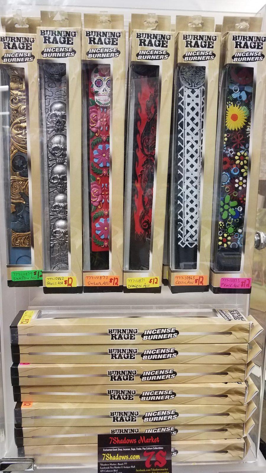 Burning Rage Incense Burners / Ash Catchers at 7Shadows Market Montgomery Alabama