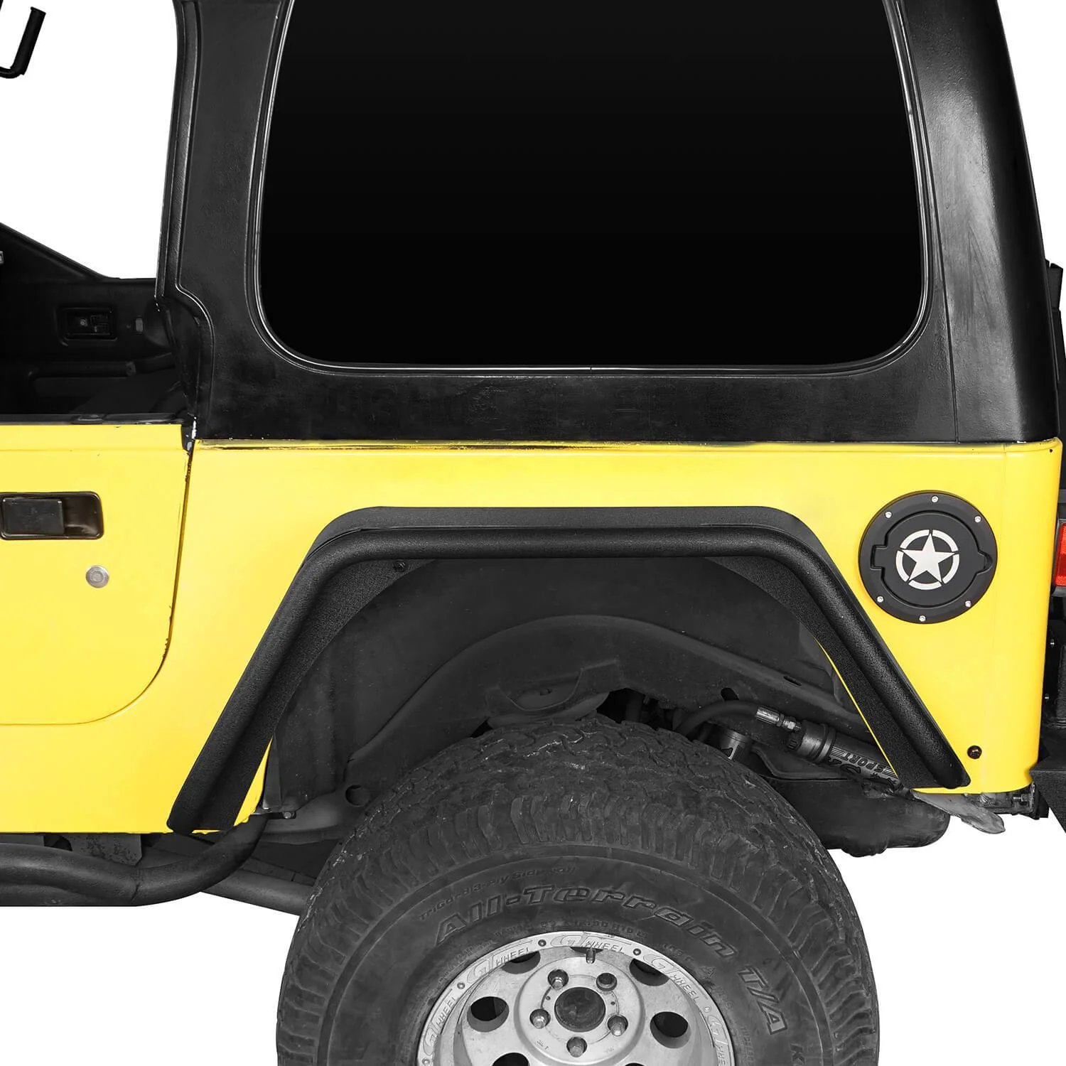 Rear Tube Fender Flares(97-06 Jeep Wrangler TJ) - Image 2