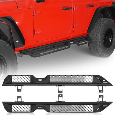 2018-2023 Jeep Wrangler JL 4 Door Tube Side Steps Running Boards