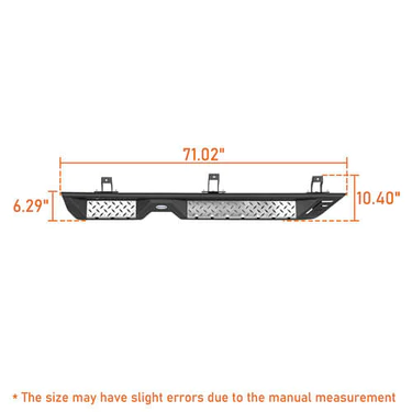 2018-2023 Jeep Wrangler JL 4 Door Tube Side Steps Running Boards - Image 11