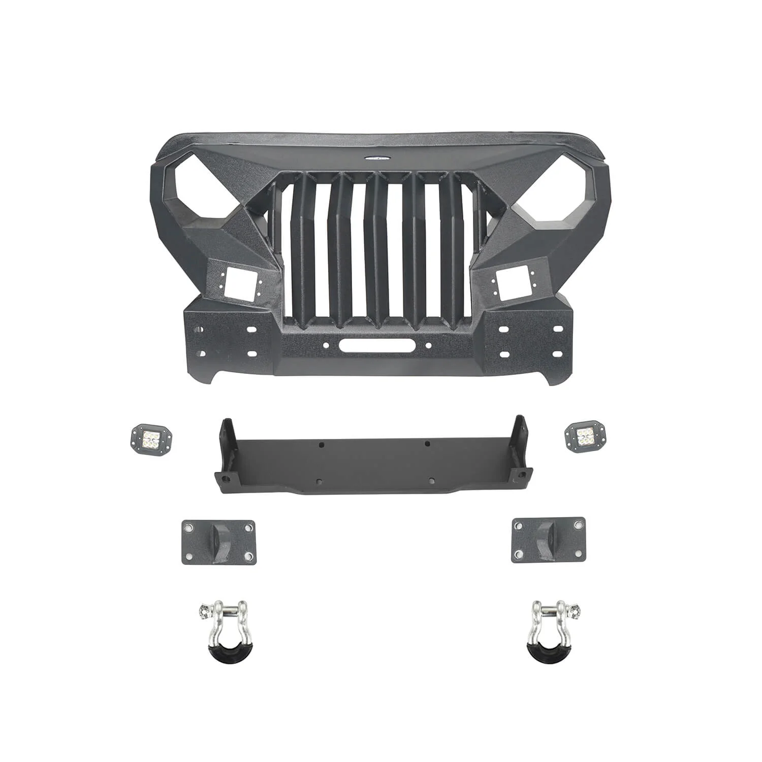 Front Bumper w/Mad Max Grill(18-23 Jeep Wrangler JL) - Image 4