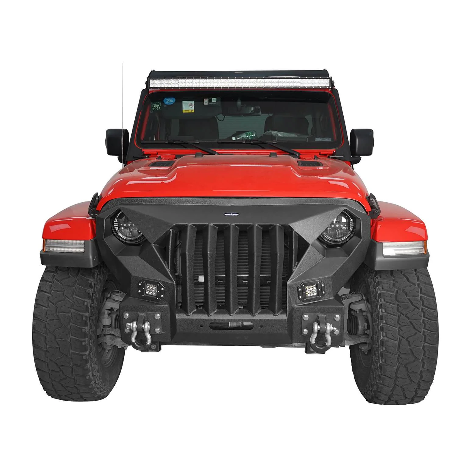 Front Bumper w/Mad Max Grill(18-23 Jeep Wrangler JL) - Image 3