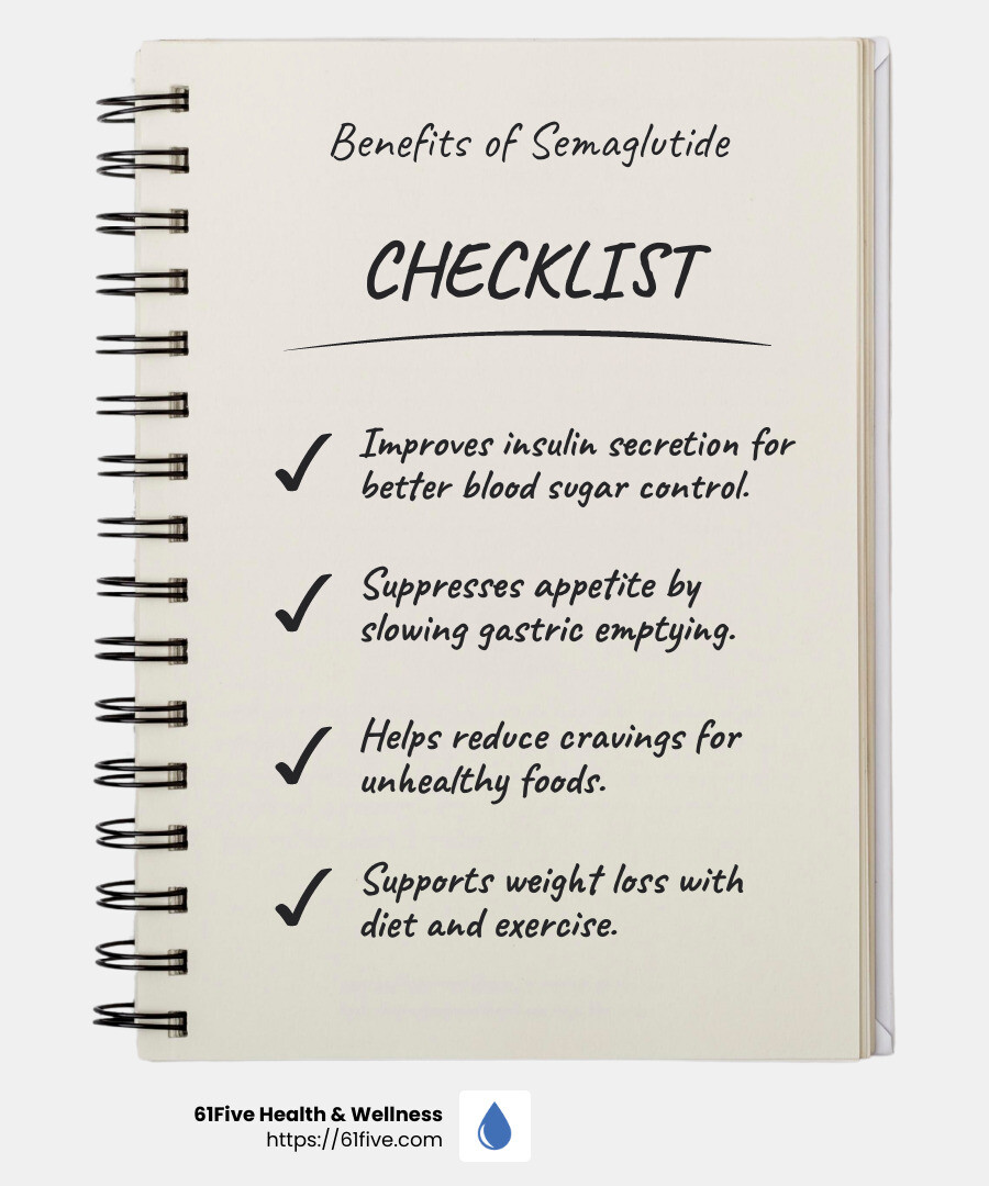 Semaglutide Benefits - semaglutide weight loss infographic checklist-notebook Semaglutide Benefits - semaglutide weight loss infographic checklist-notebook