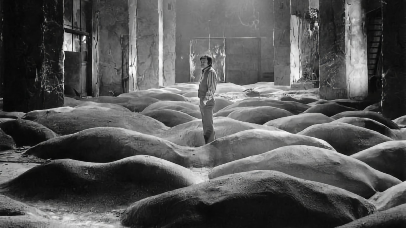 Andrei Tarkovsky on the set of Stalker