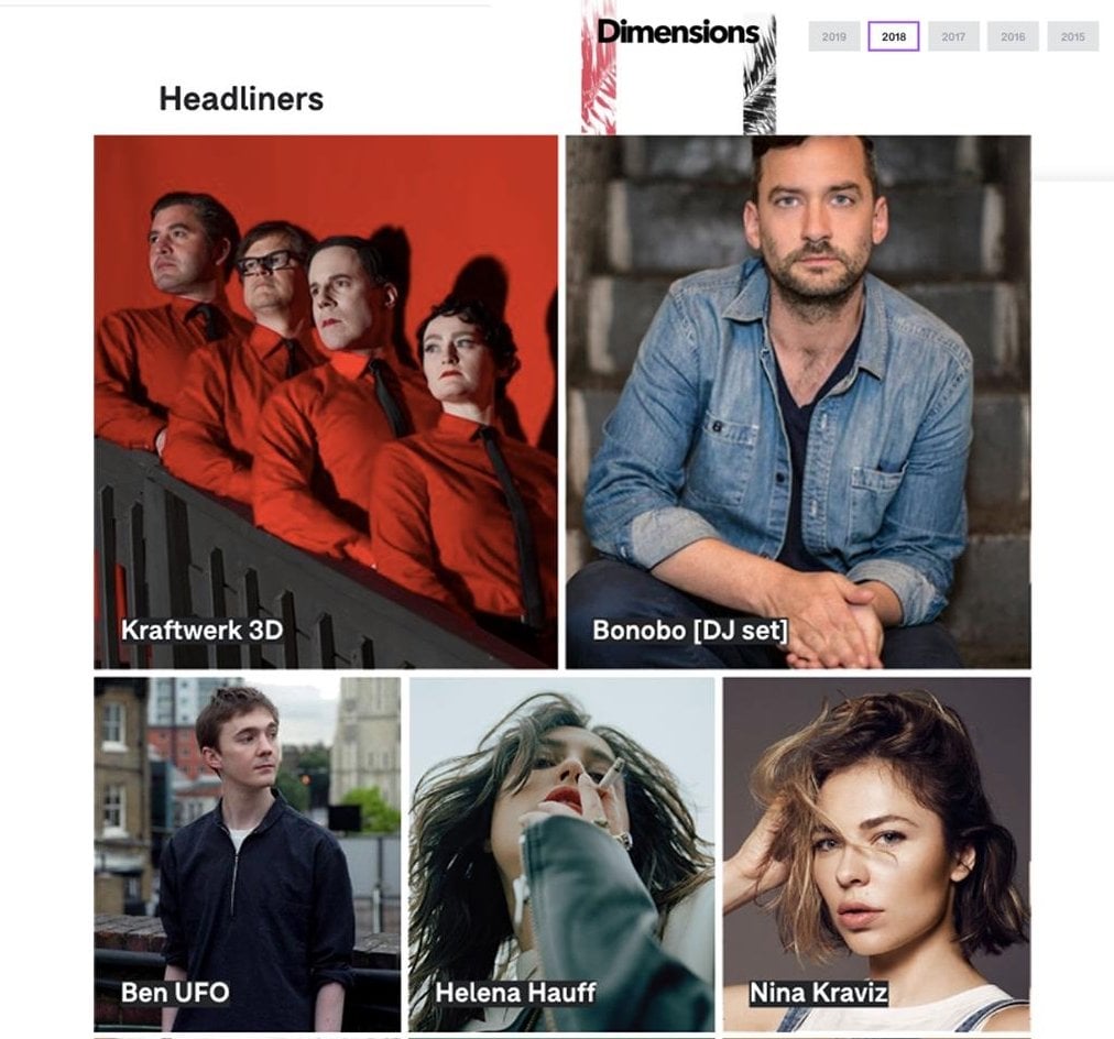 Kraftwerk (?) at the Dimensions Festival 2018, Croatia.