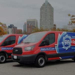 919FixMyAC Vans - Raleigh skyline