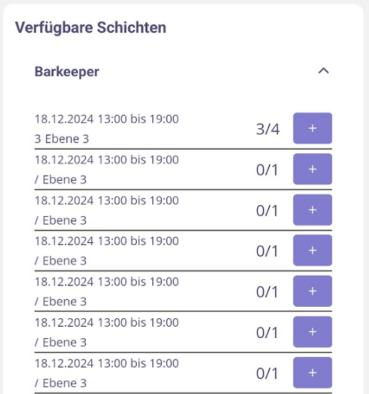 Schichtplan