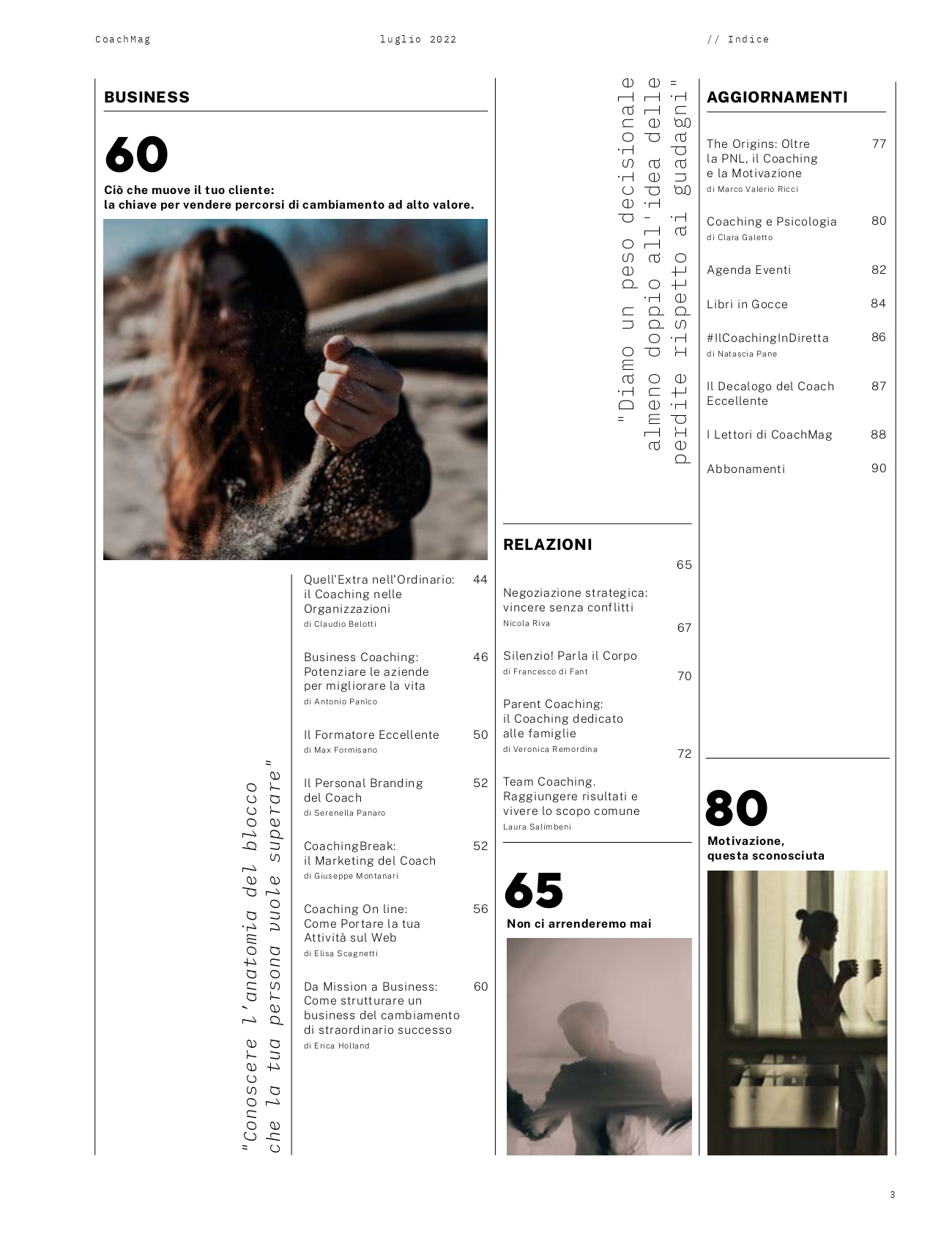CoachMag n.64 - La motivazione: cos'è, come nasce, come allenarla - immagine 4