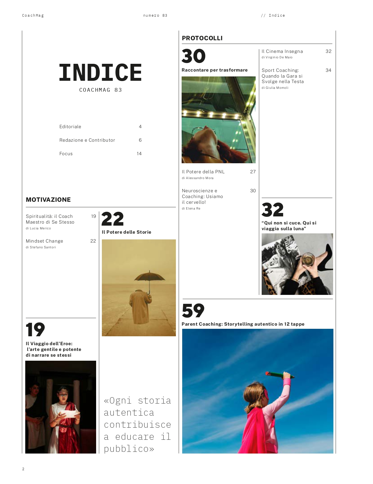 CoachMag n.83 - Storytelling di impatto: raccontare il Coaching per attrarre clienti - immagine 2
