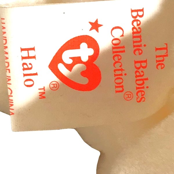 Halo Bear Ty Beanie Baby side 2