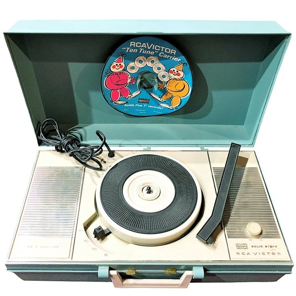 Portable 60s RCA Record Player