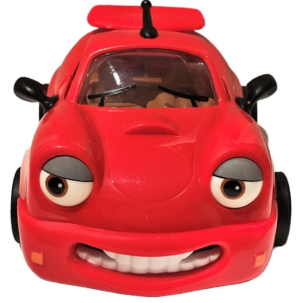 Red Tony Turbo No3 Chevron Car