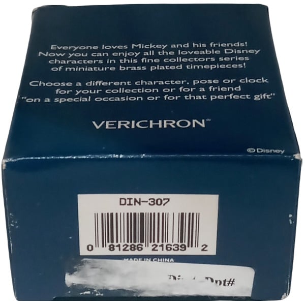 Mickey Verichron Mini Clock box bottom
