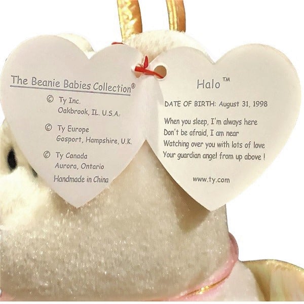Halo beanie baby value discount