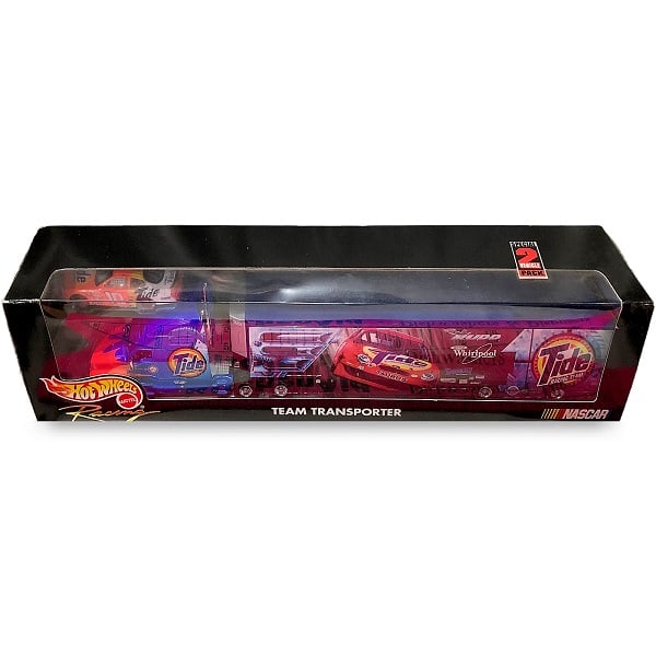Hot Wheels NASCAR Transporter Set top view