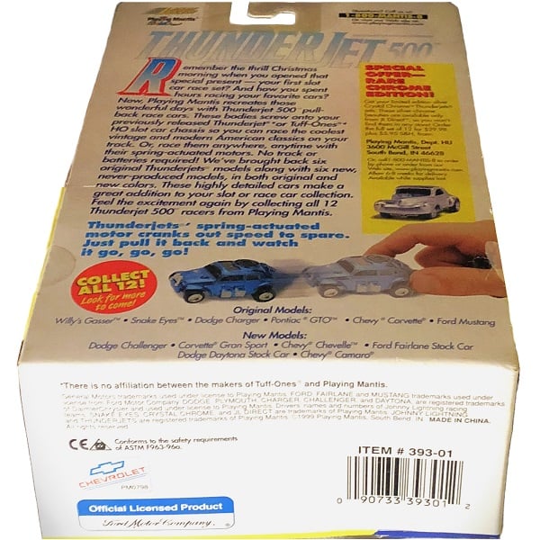 99 Johnny Lightning ThunderJet box bottom