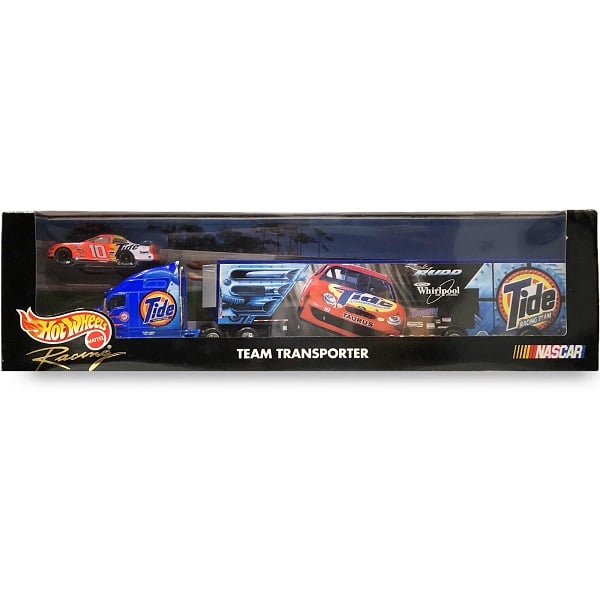 Hot Wheels NASCAR Transporter 2-vehicle pack