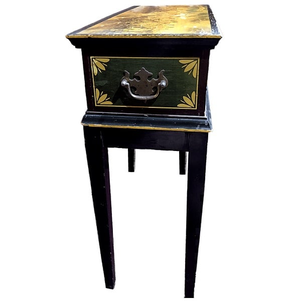 1815 Military Gun Case Table handle side