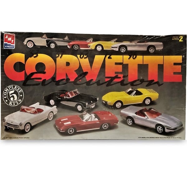 5 AMT Ertl Corvette Model Kits