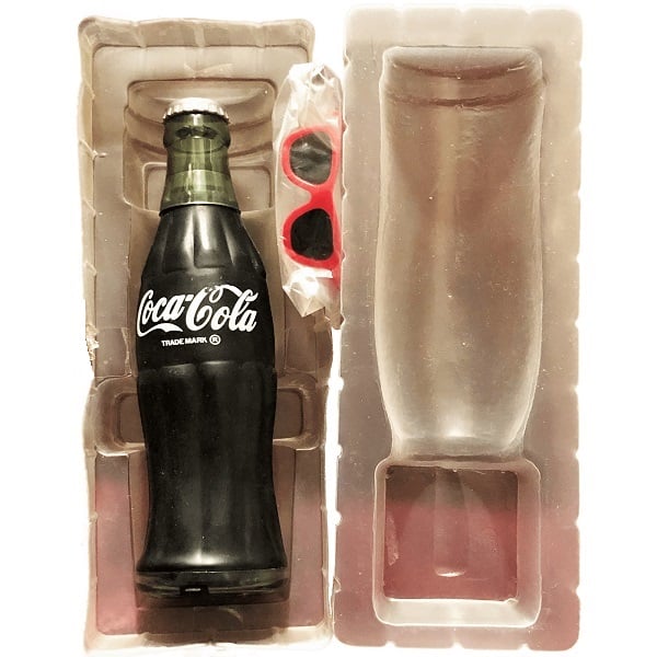 1991 Bopping Coca-Cola Bottle close up