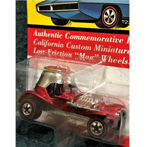 Hot Wheels RL Red Red Baron close up