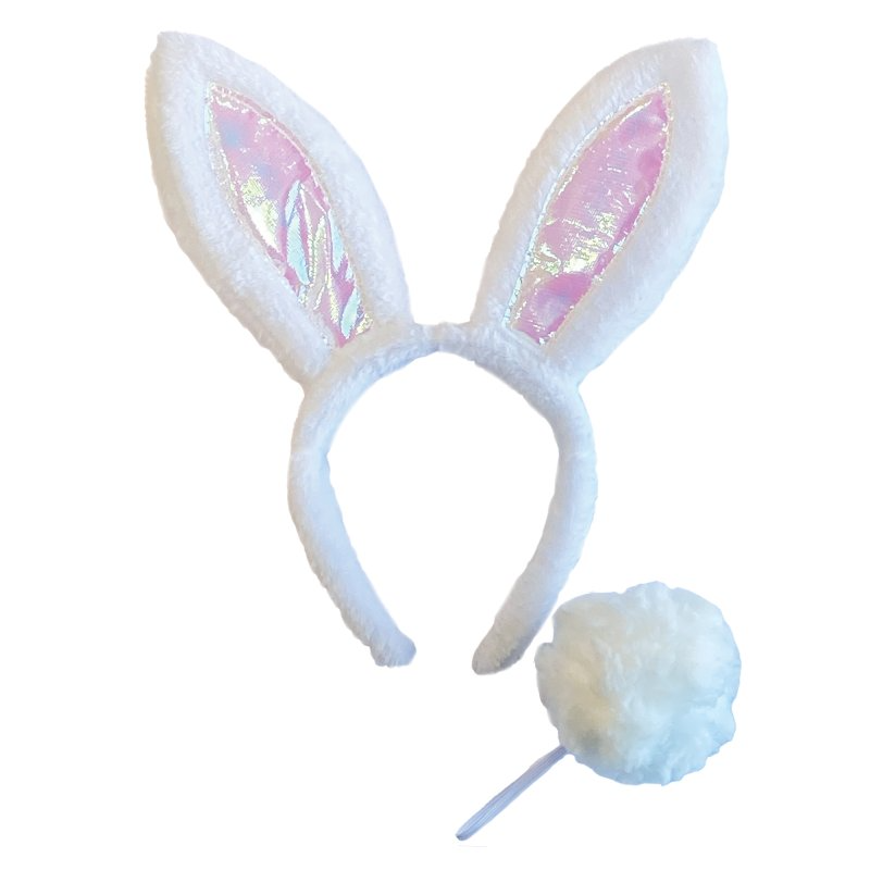 bunny headband & tail set