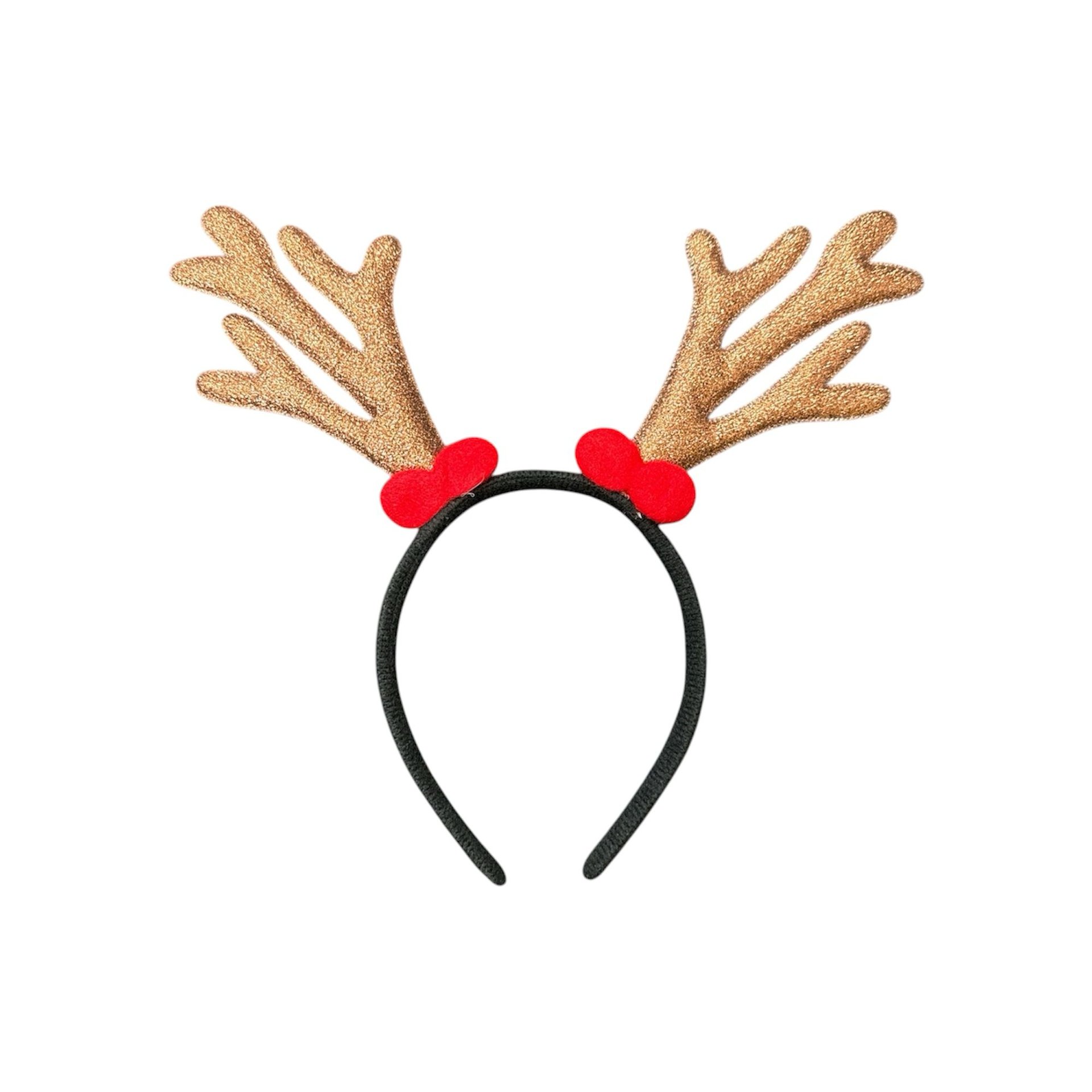 reindeer antlers glitter brown