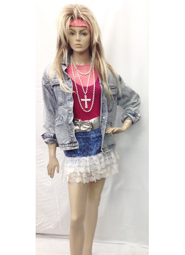 80's Denim Look Costume Wonderland