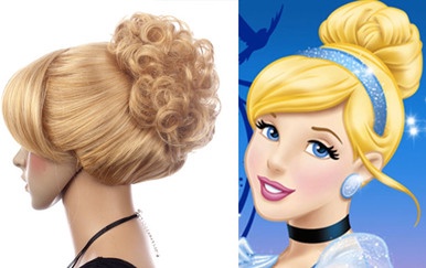cinderella deluxe wig