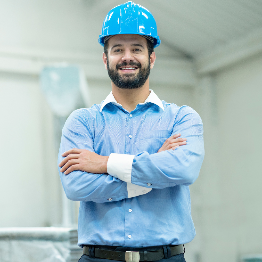 Engineer Engineer wearing hardhat