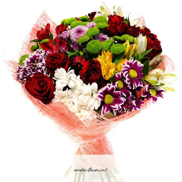 Букет Бордо из цветочного магазина.