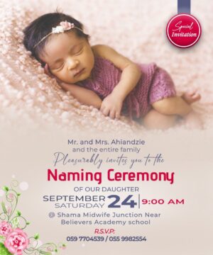 Namkaran Invitation Card Design