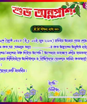 Annaprasan Card Chota Bheem Background
