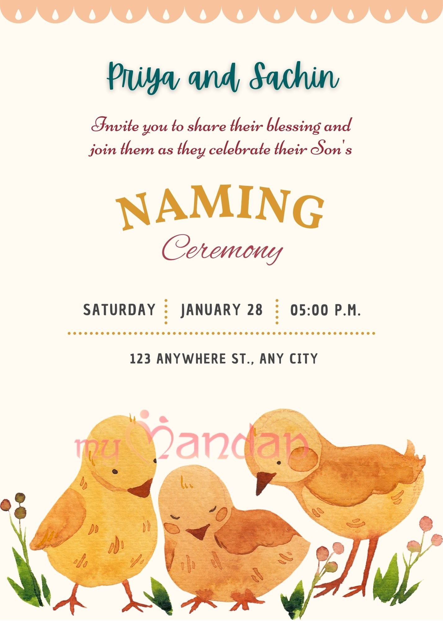 Bird Design Naming Ceremony