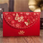 33_15US $ _Chinese Xi Butterfly Flower Wedding Invitations Free Custom Printing+ Envelope Cheap Laser Cut Bridal Invites Convites Casamento - Cards & Invitations - AliExpress