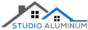 The logo for studio aluminum.