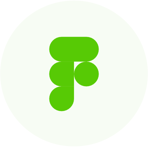 A green circle with the letter f in it, perfect for web design in Orillia.