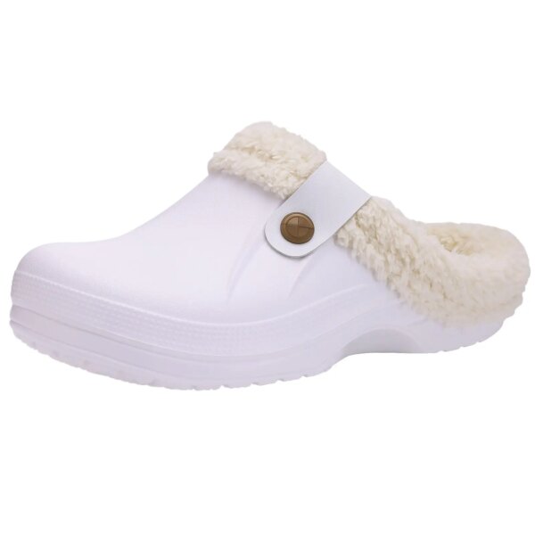 Crocs Blanche Fourré 2