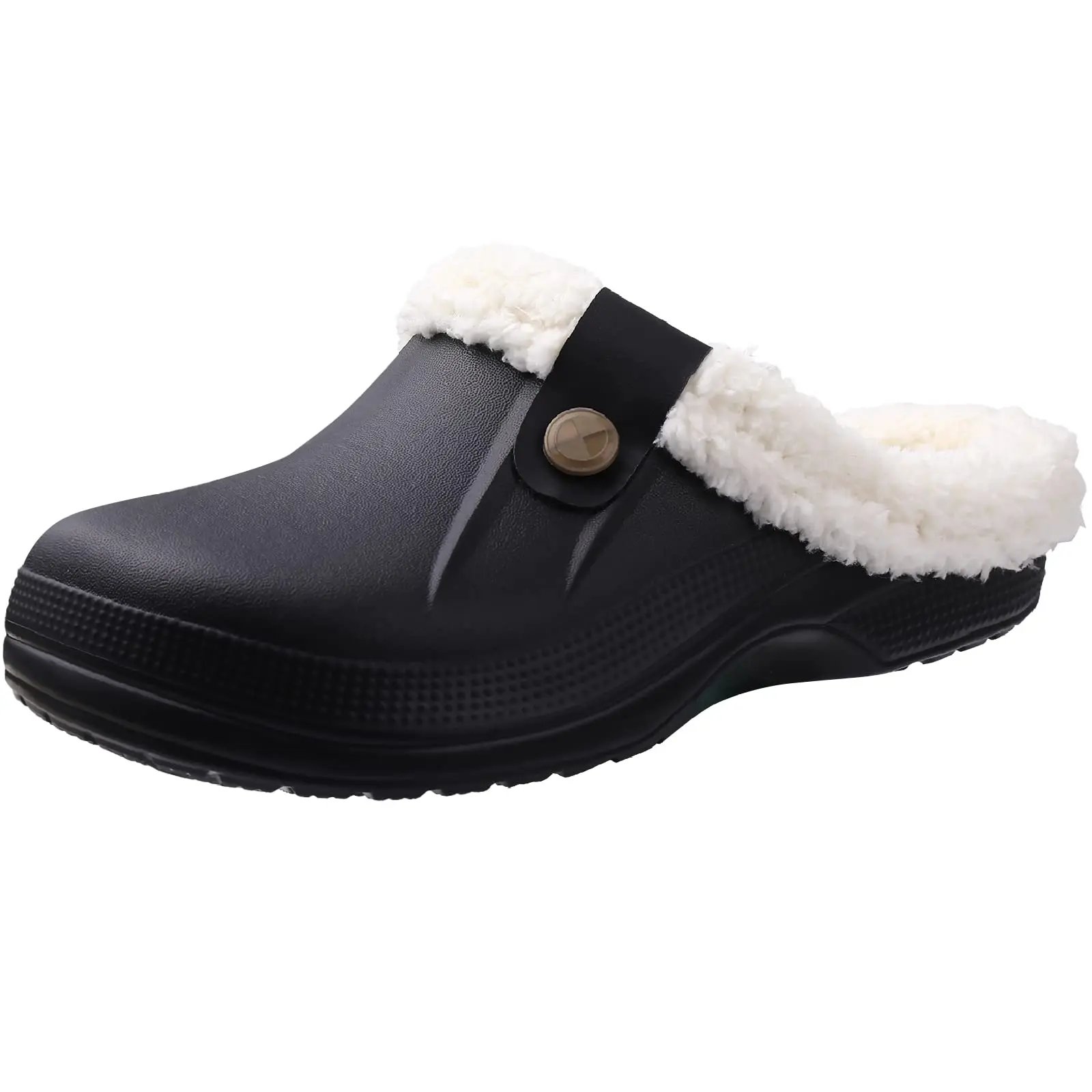 Crocs Fourrure Polaire Noir 1