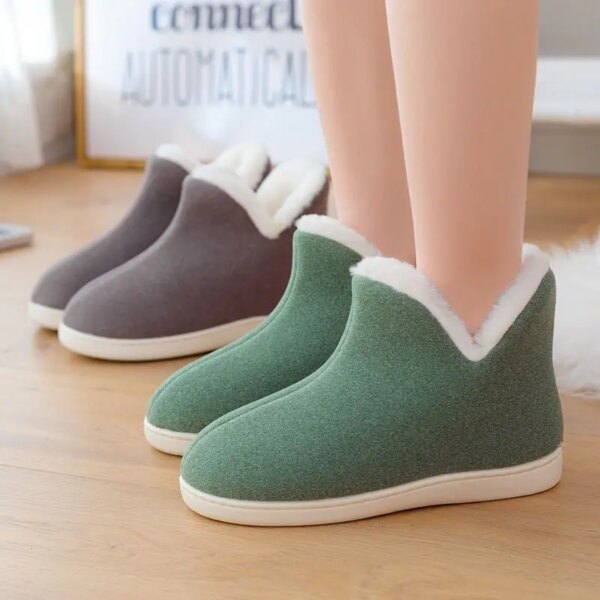 Chaussons Bottines Fourrées Femme 3