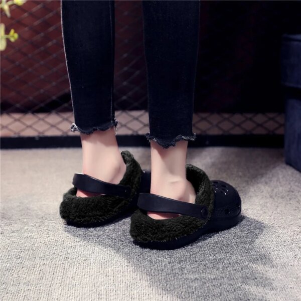 Crocs Noirs Fourrées Homme 6