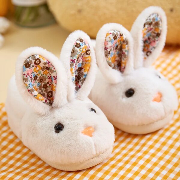Chausson Montant Rose Lapin Enfant 6