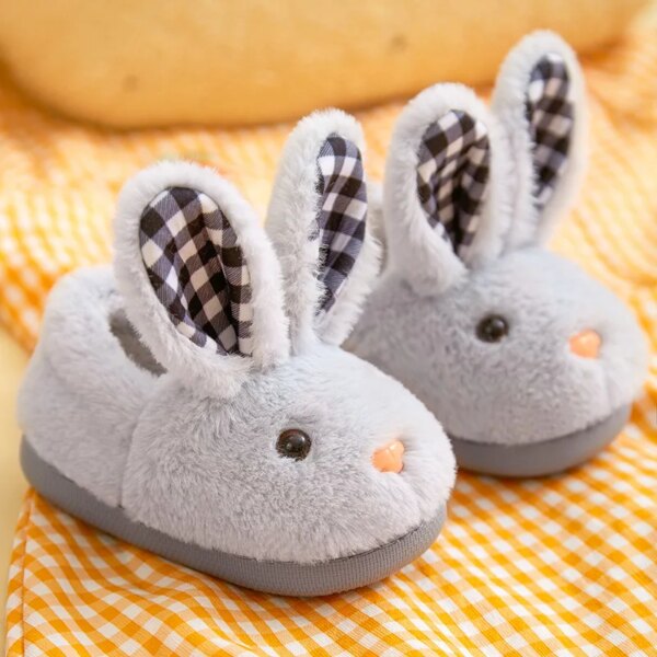 Chausson Montant Rose Lapin Enfant 3