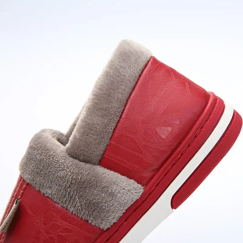 Chausson Cuir Fourré Homme 5