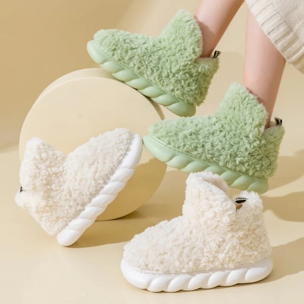Chaussons Femme Botillon Fourrée 2