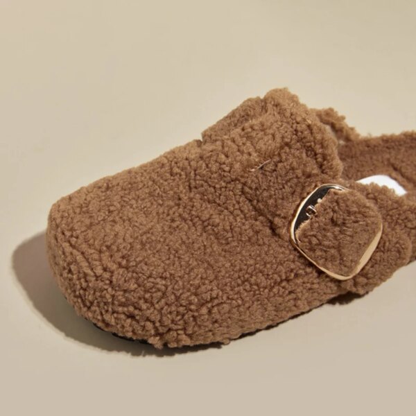 Chaussons Fourrés Laine Mouton pour Femme 3