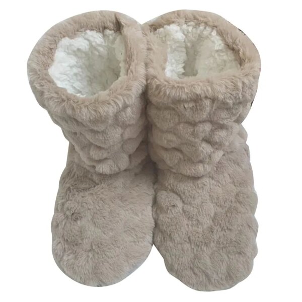 Chaussons Fourrés Montant en Laine pour Femme 6